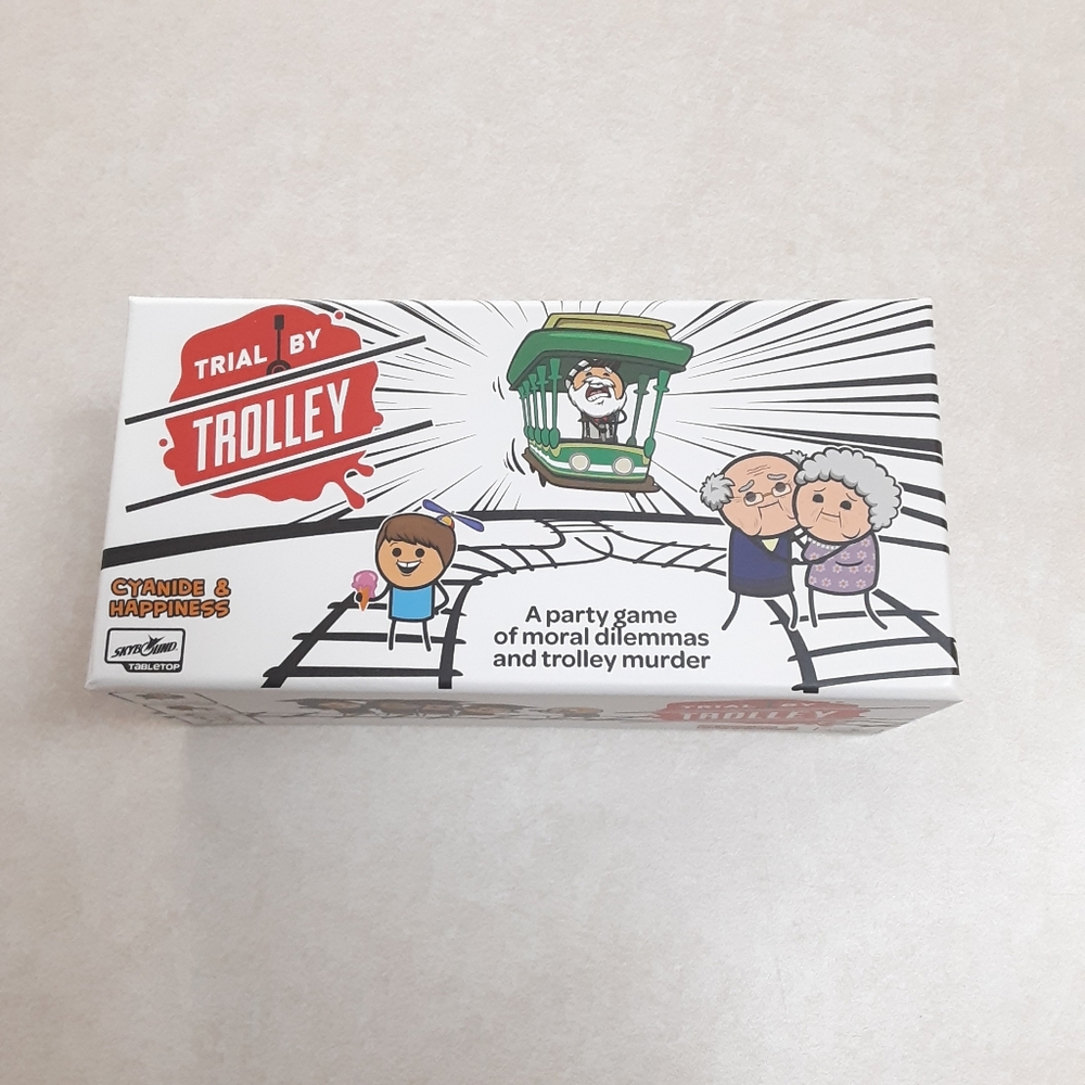 Trial by Trolley Group Party Game For Teens And Adults Box Card Set Like New